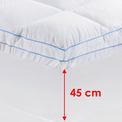 Cloudland 750GSM Memory Resistant Microball Fill Mattress Topper Single