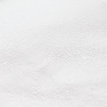 Algodon Romy White Cotton Jacquard Quilt Cover Set King