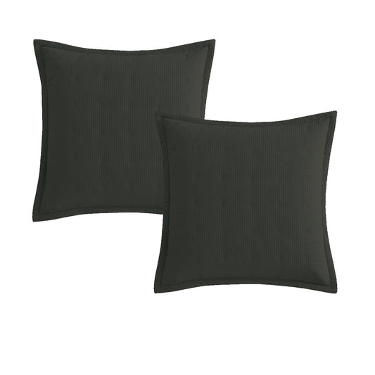 Platinum Collection Pair of Ascot Granite European Pillowcases 65 x 65cm