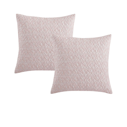 Platinum Collection Pair of Bodhi Pink European Pillowcases 65 x 65cm