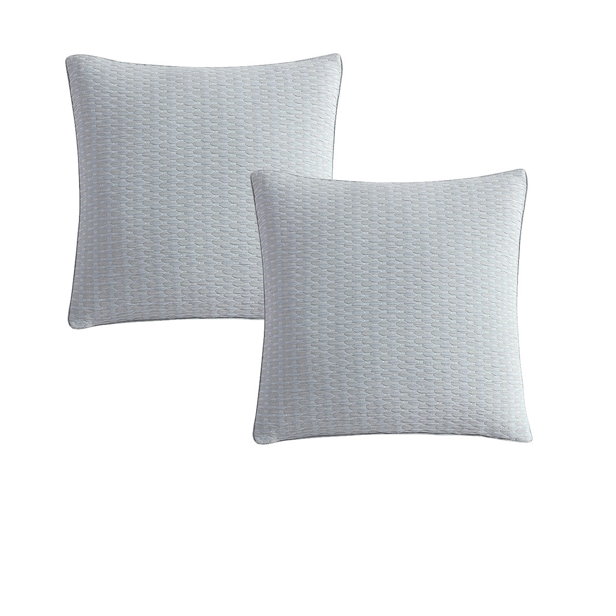 Platinum Collection Pair of Frankie Sage European Pillowcases 65 x 65cm