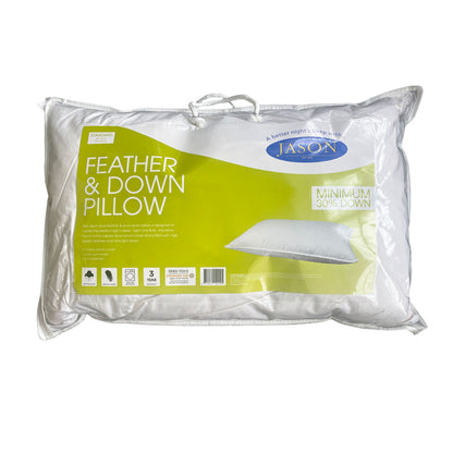 Jason 70% Feather 30% Down Standard Pillow 48 x 73 cm