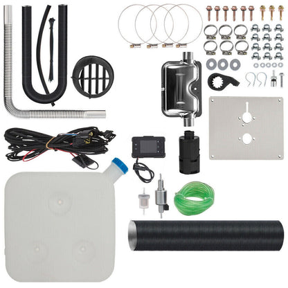 Diesel Air Heater 12V 5KW LCD Display Tank Remote Control Thermostat Caravan Motorhome 10L