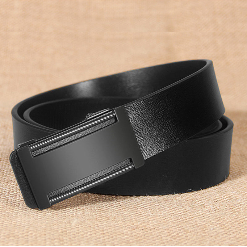 Men's Real Leather Belt Luxury Business Automatic Belt Designer Genuine Leather Belts (TS-1)