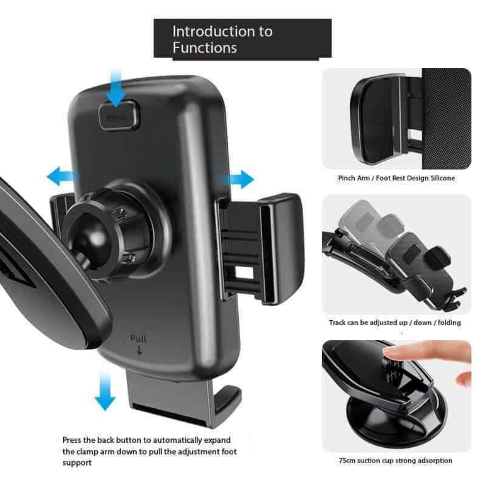 Universal Car Phone Stand Dashboard Hands Free Car Mount Phone Holder