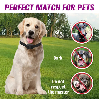 VaKa Anti Bark Dog Training Collar Sound & Vibration Stop Barking Automatic Pet