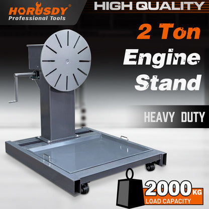 HORUSDY 2 Ton 360°Engine Stand Heavy Duty Workshop Auto Crane Hoist Motor Au