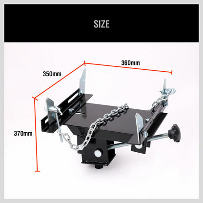 Transmission Jack Adapter Gearbox Removal Adaptor 500KG Loading Automotive Tool