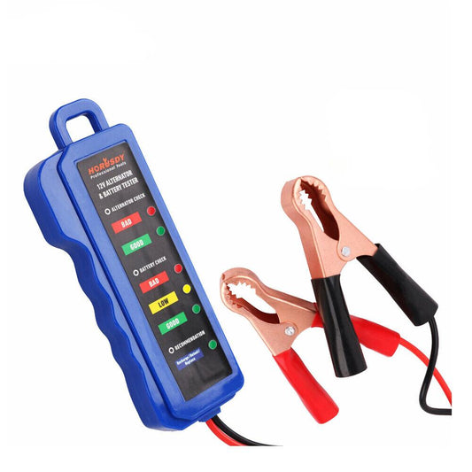 Digital 12V Alternator Battery Tester Car Load Tester Automotive  Voltage Check