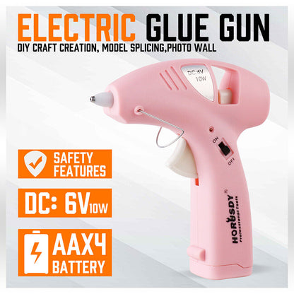 Cordless Hot Glue Gun 20 Glue Sticks & Batteries Included Craft DIY Repair Tool