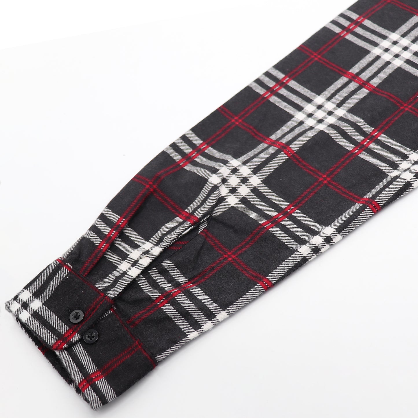 Men's 100% Cotton Flannelette Shirt Long Sleeve Plaid Check Flannel w Pockets, Shadow Glen Plaid, M