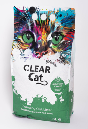 ClearCat Blanco Cat Litter - Aloevera 10L