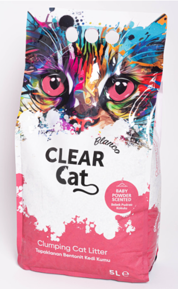 ClearCat Blanco Cat Litter – Baby Powder 5L