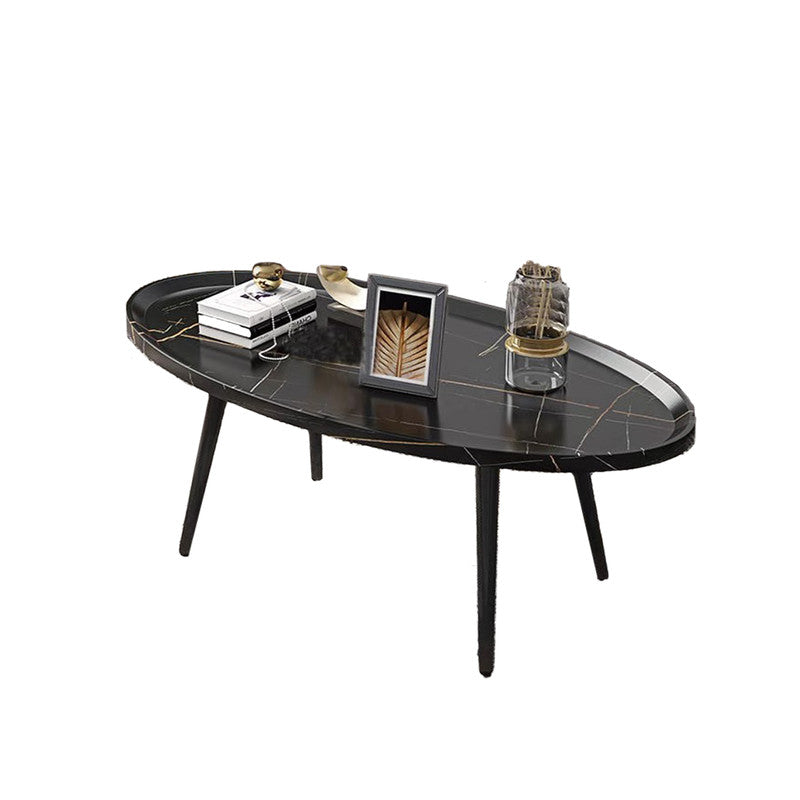 Coffee Table Living Room Accent Oval Table Contemporary Style Leisure Tea Table