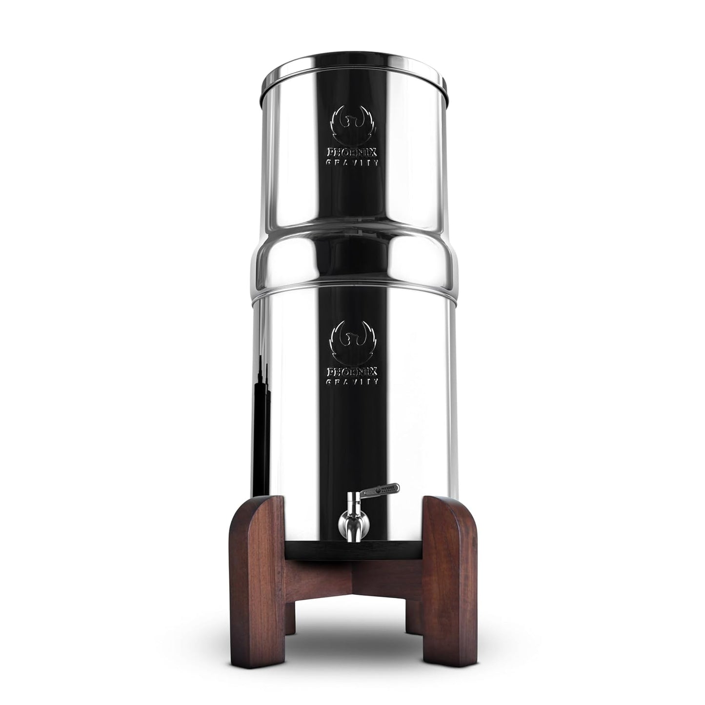 Phoenix Gravity Teak Wood Stand for Gravity water filter Systems - 12L