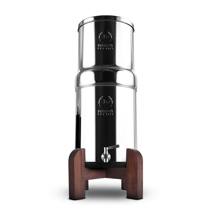Phoenix Gravity Teak Wood Stand for Gravity water filter Systems - 12L
