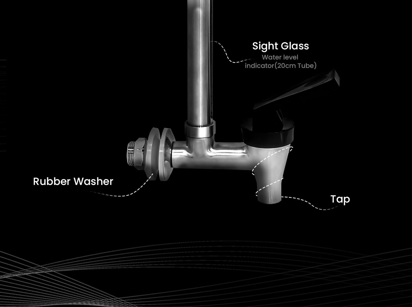 Phoenix Vision Tap- Stainless Steel - 7 inch for 6L & 8L Systems