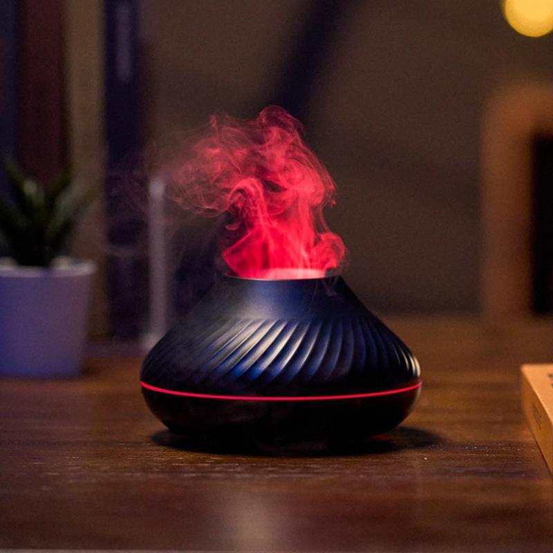 Flame Essential Oil Diffuser,Air Diffuser,Ultrasonic Aromatherapy Air Humidifier