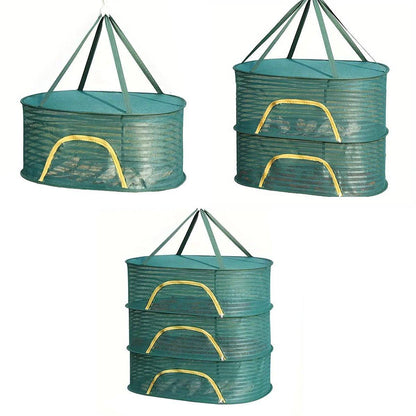 Anti Mosquito Fully Enclosed Drying Net Basket for Fish Vegetables Fruit Herbs - Single layer