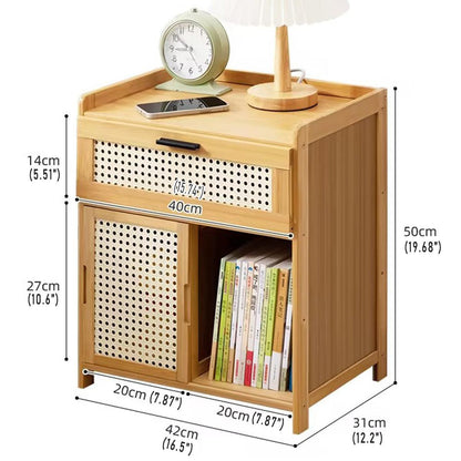 Small Bedroom Nightstand Storage Cabinet Sideboard Cabinet for Home Organization