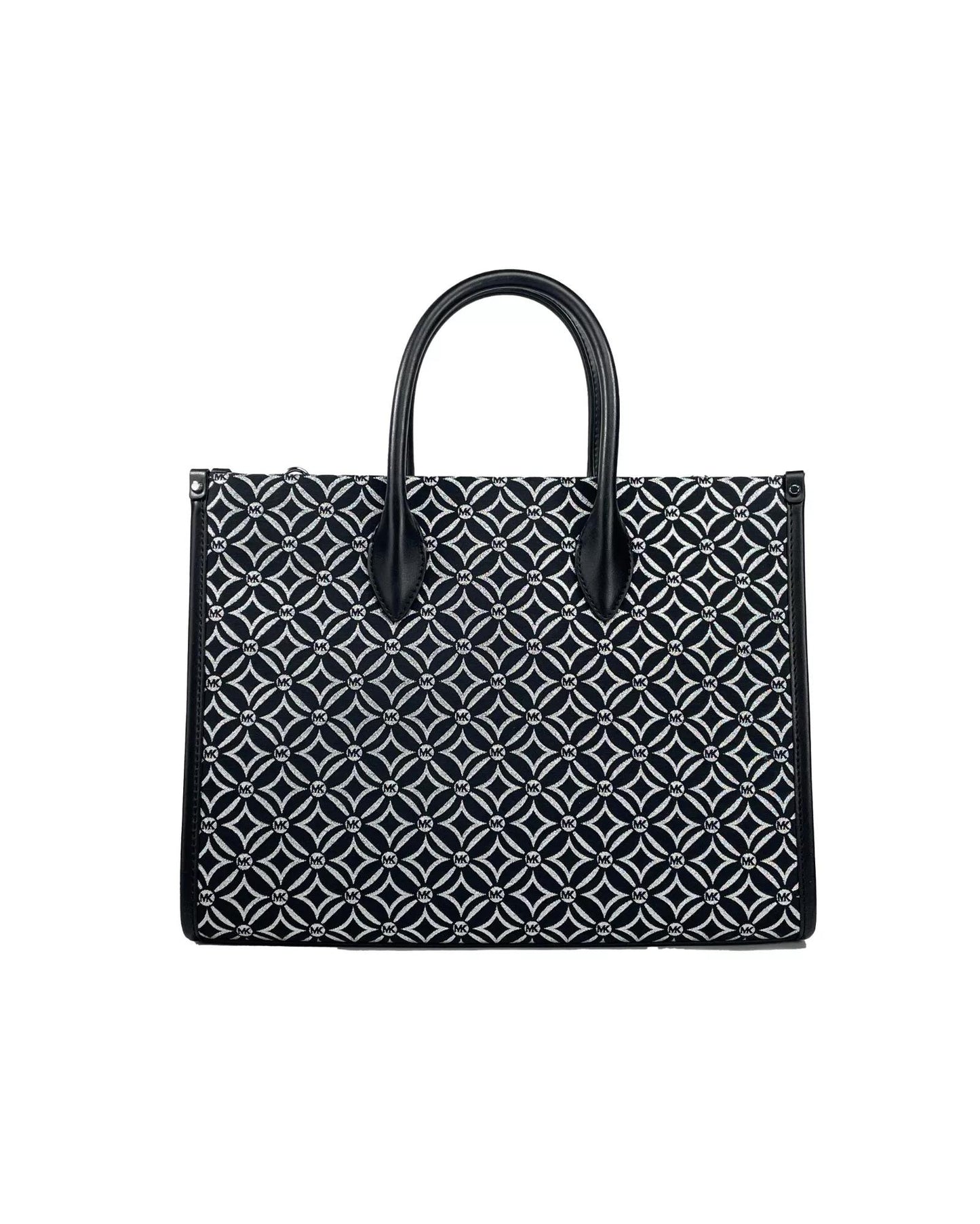 Michael Kors Women's Mirella Medium Top Zip Crossbody Tote Bag Black - One Size