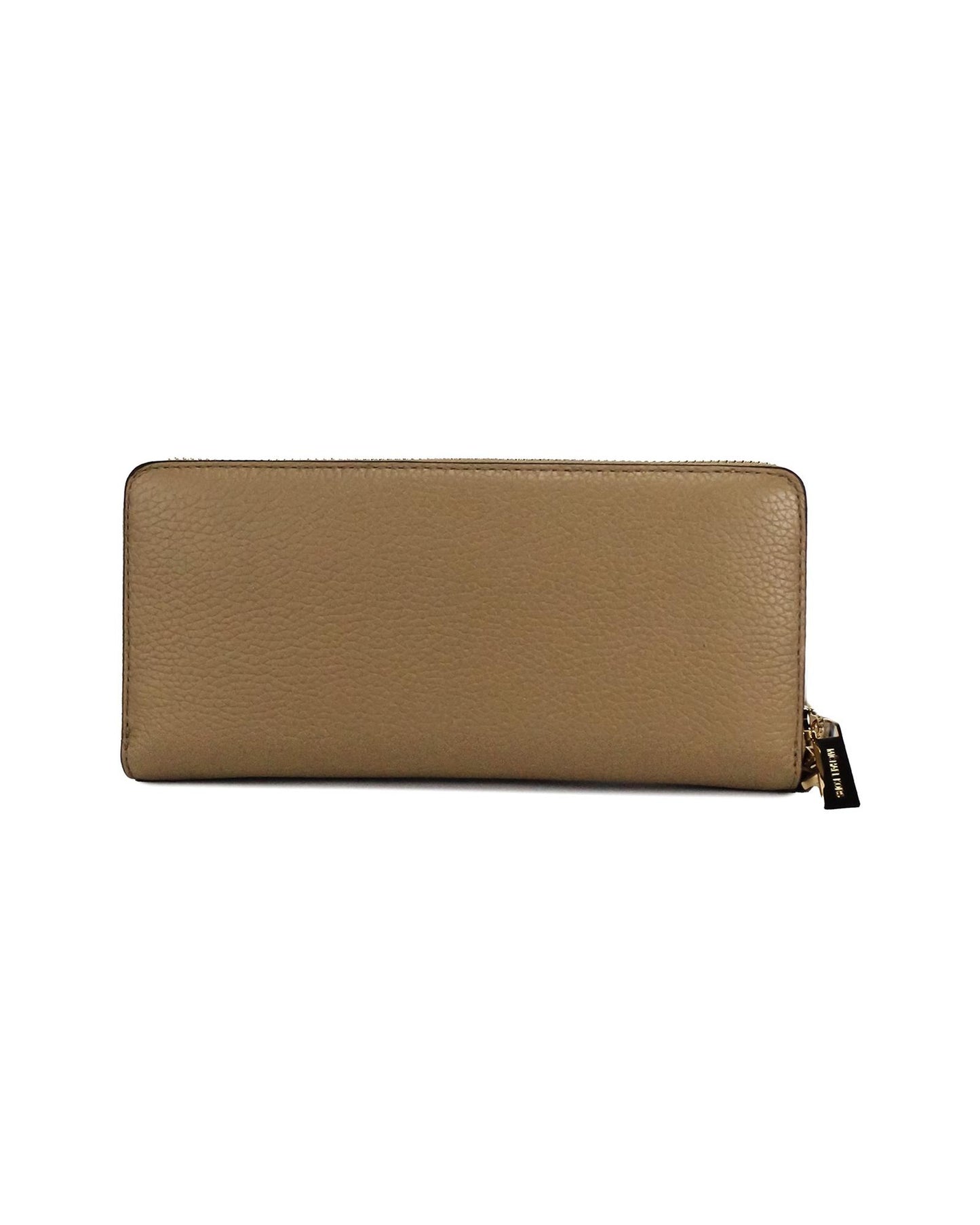 Michael Kors Women's Jet Set Travel Large Camel Leather Continental Wristlet Wallet - One Size