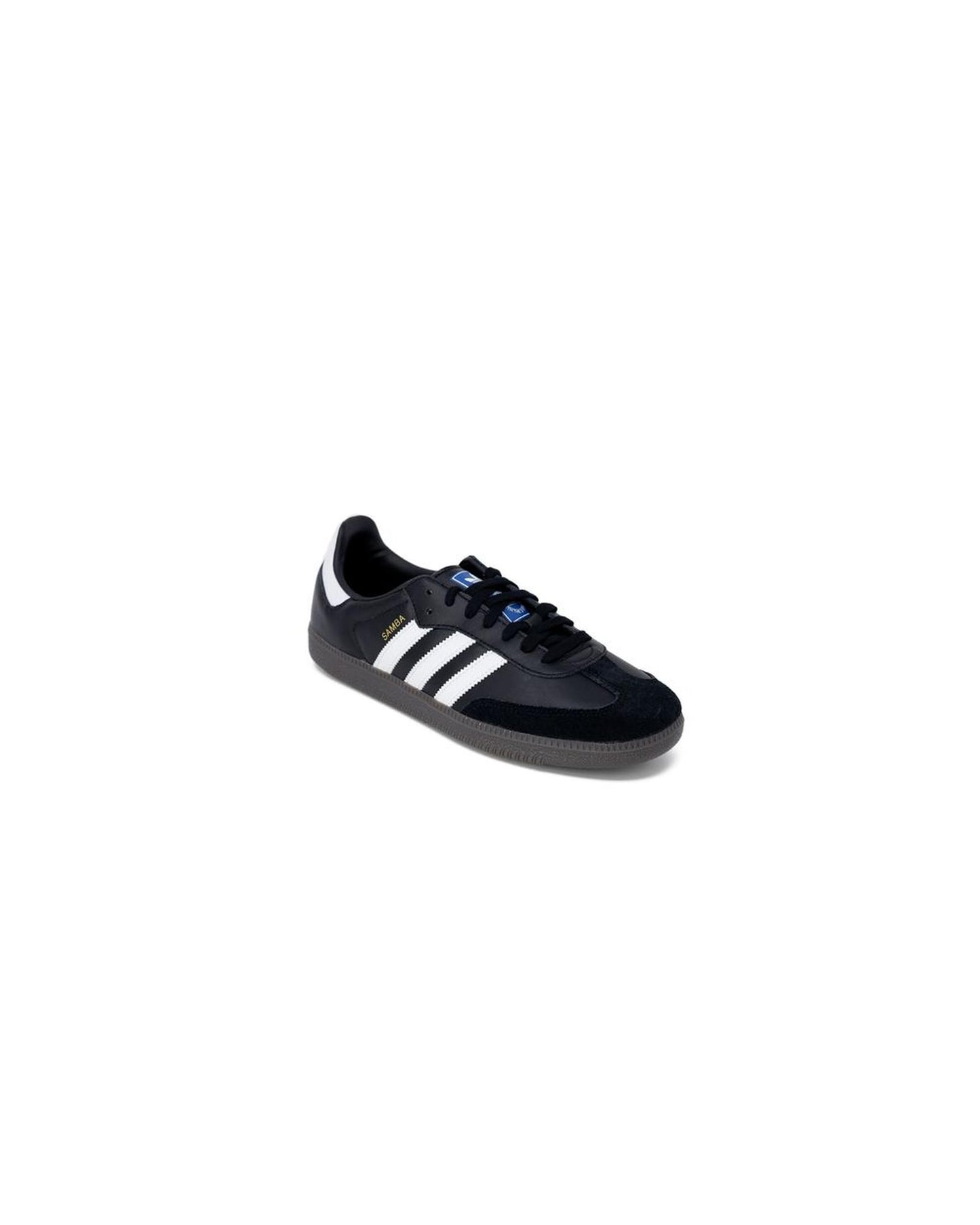 Adidas Men's Black Leather Sneaker - 43 1/3