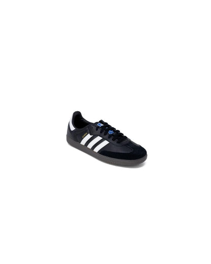 Adidas Men's Black Leather Sneaker - 43 1/3