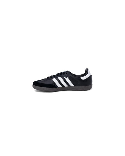 Adidas Men's Black Leather Sneaker - 43 1/3