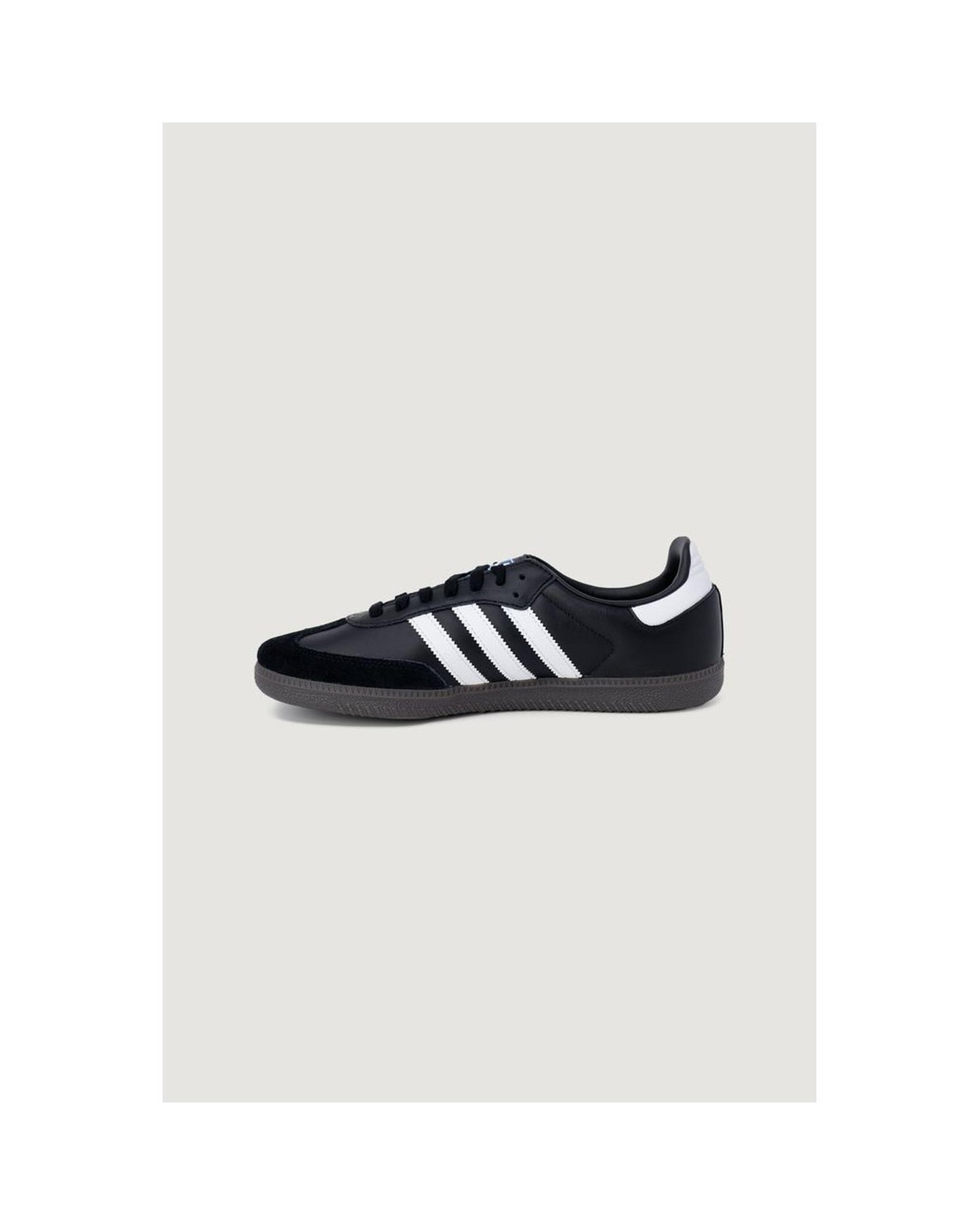 Adidas Men's Black Leather Sneaker - 43 1/3