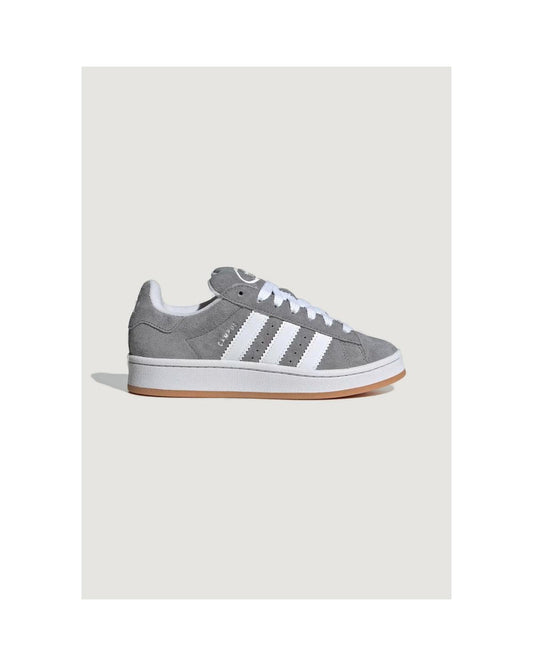 Adidas Women's Gray Leather Sneaker - 36 2/3