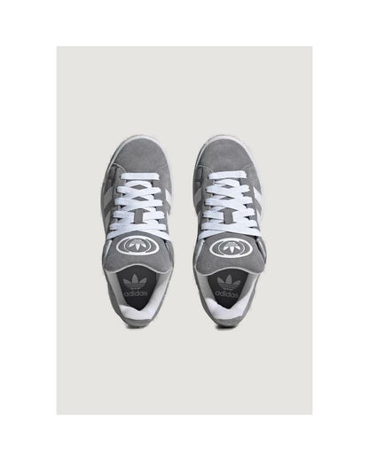 Adidas Women's Gray Leather Sneaker - 36 2/3