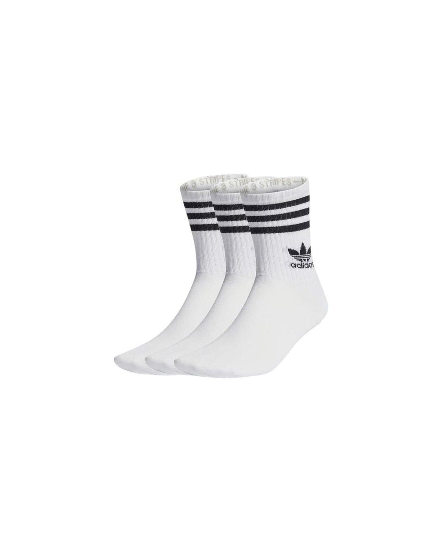Adidas Men's White Cotton Sock - 42 IT