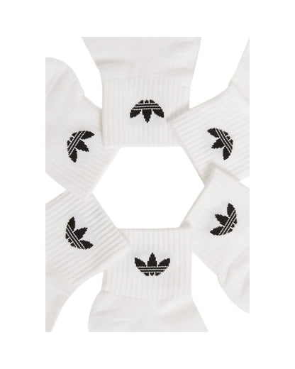 Adidas Men's White Cotton Sock - 37-39 US