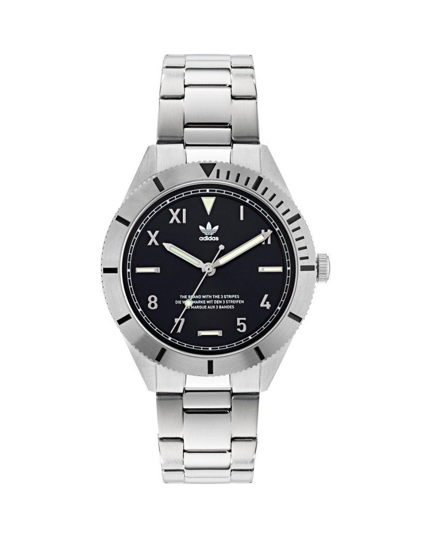 Adidas Unisex's Gray Stainless Steel Watch - One Size