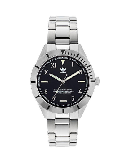 Adidas Unisex's Gray Stainless Steel Watch - One Size