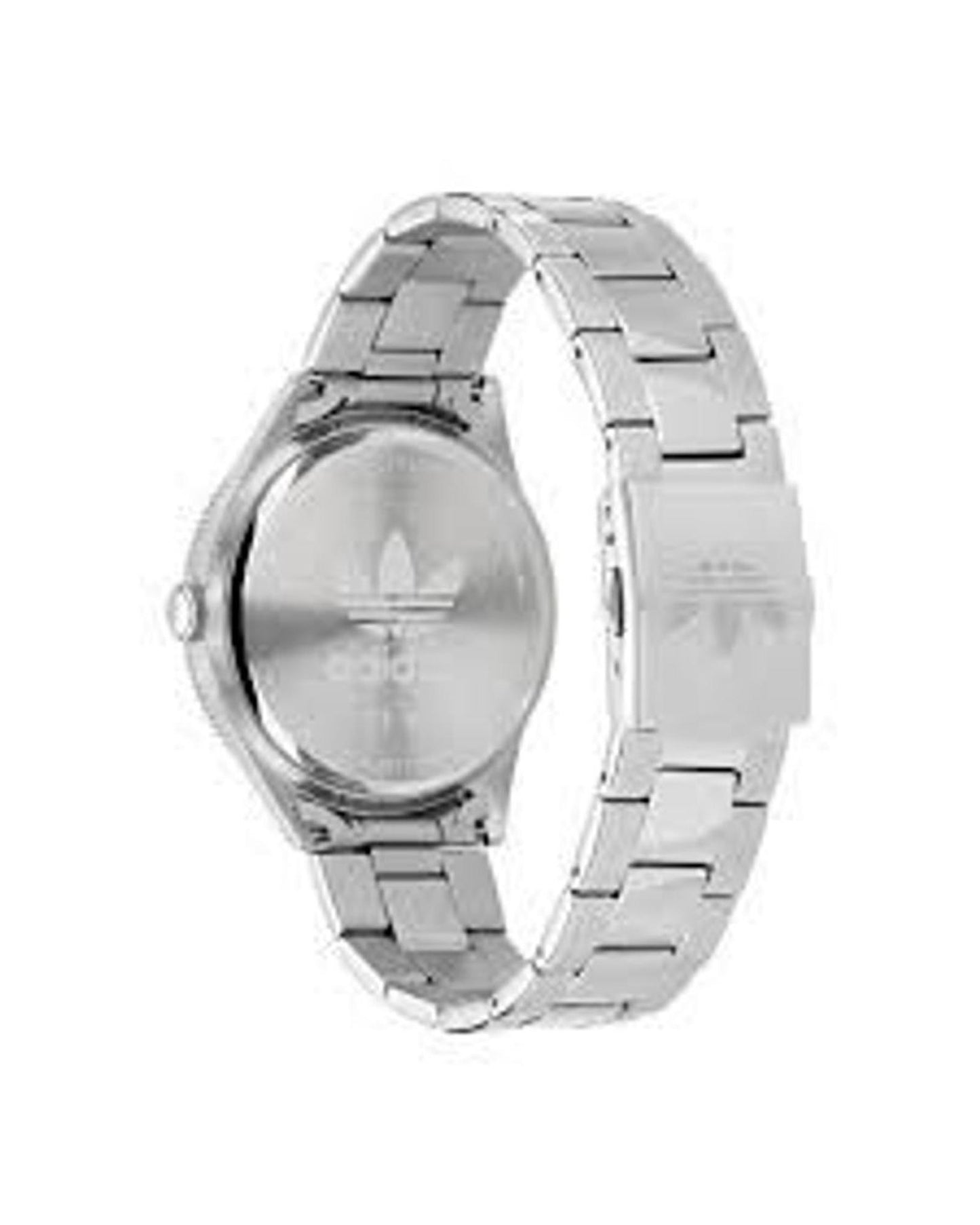 Adidas Unisex's Gray Stainless Steel Watch - One Size