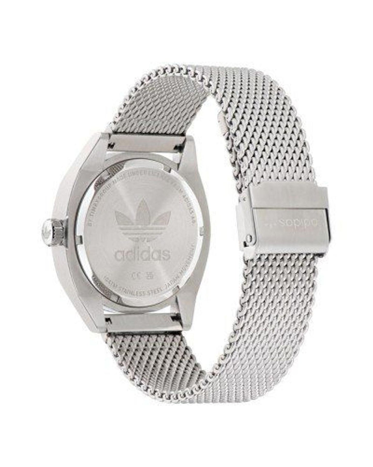 Adidas Unisex's Gray Stainless Steel Watch - One Size