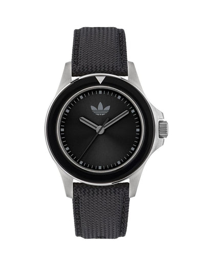 Adidas Unisex's Black Fabric Watch - One Size