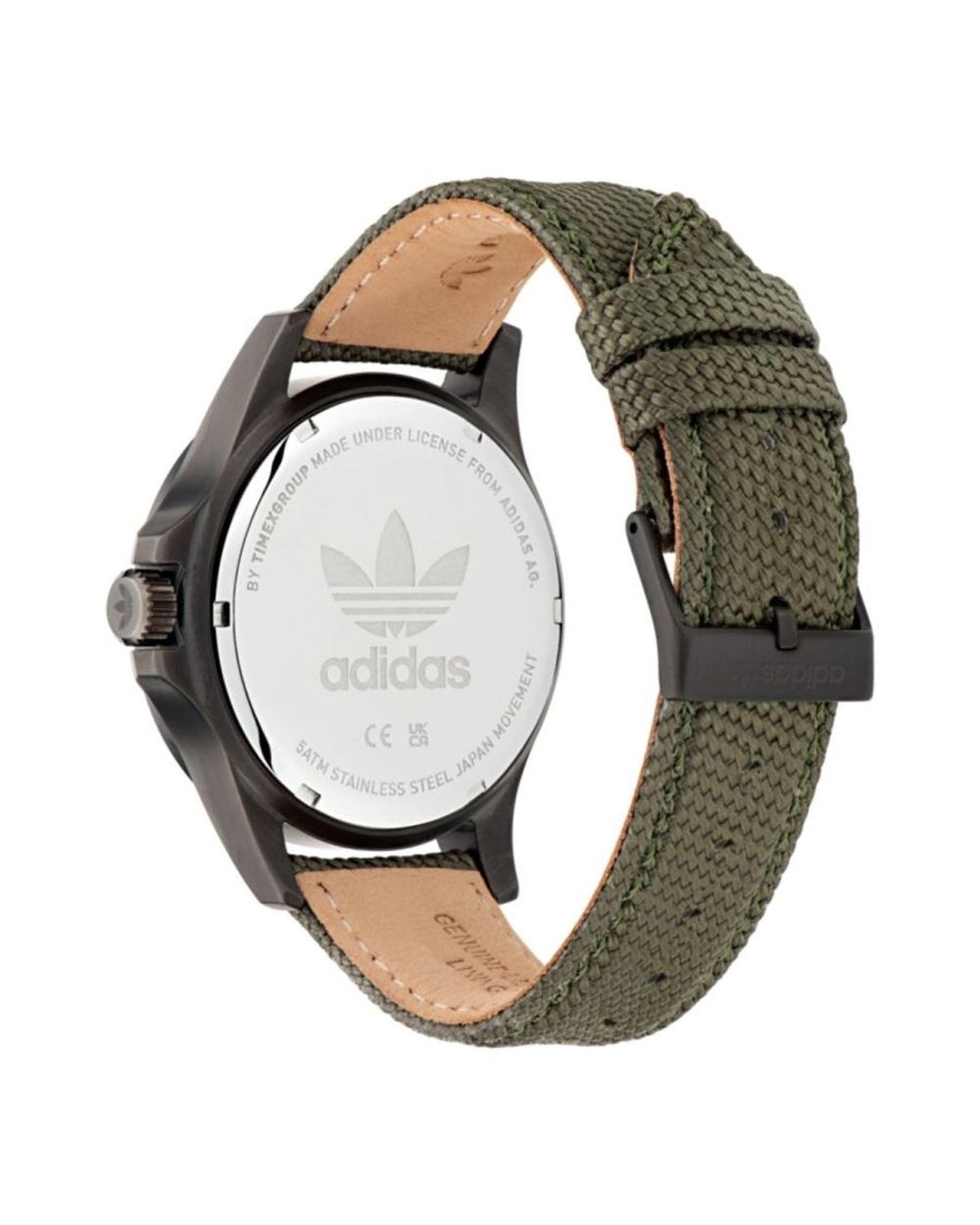 Adidas Unisex's Green Fabric Watch - One Size
