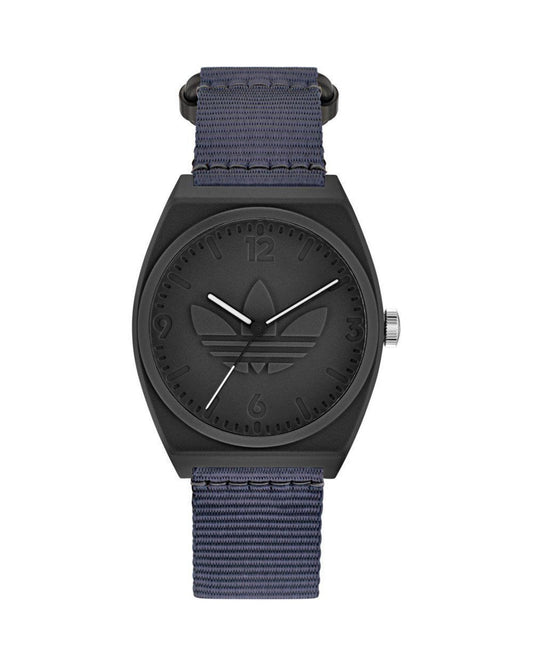 Adidas Unisex's Blue Fabric Watch - One Size