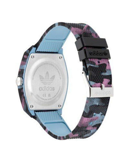 Adidas Unisex's Multicolor Silicone Watch - One Size