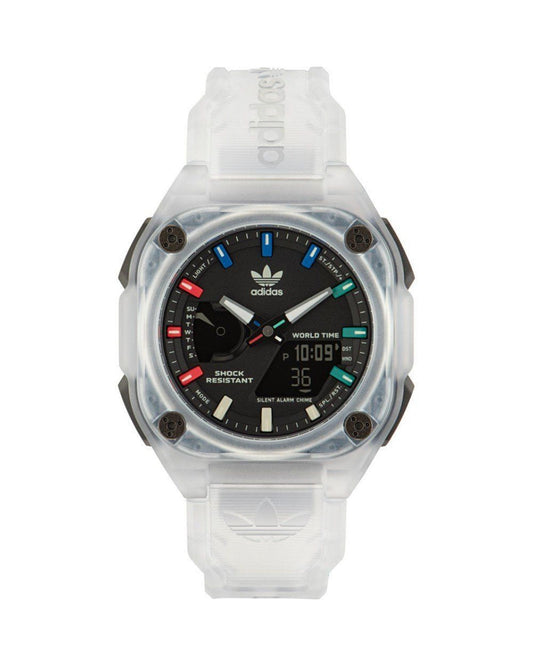 Adidas Men's Transparent Silicone Watch - One Size