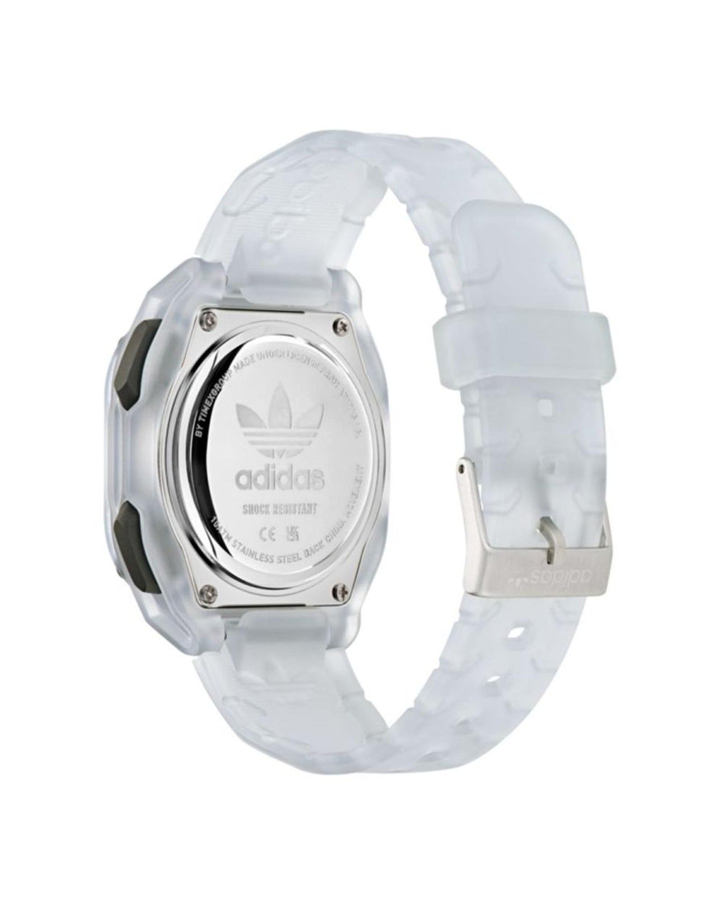 Adidas Men's Transparent Silicone Watch - One Size