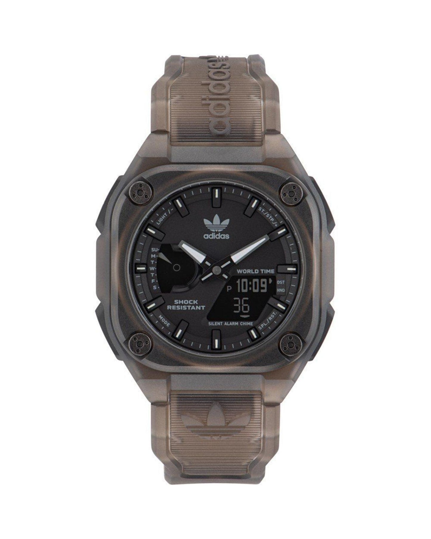 Adidas Men's Brown Silicone Watch - One Size