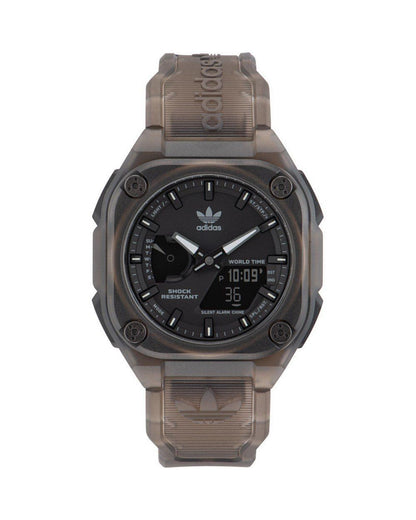 Adidas Men's Brown Silicone Watch - One Size