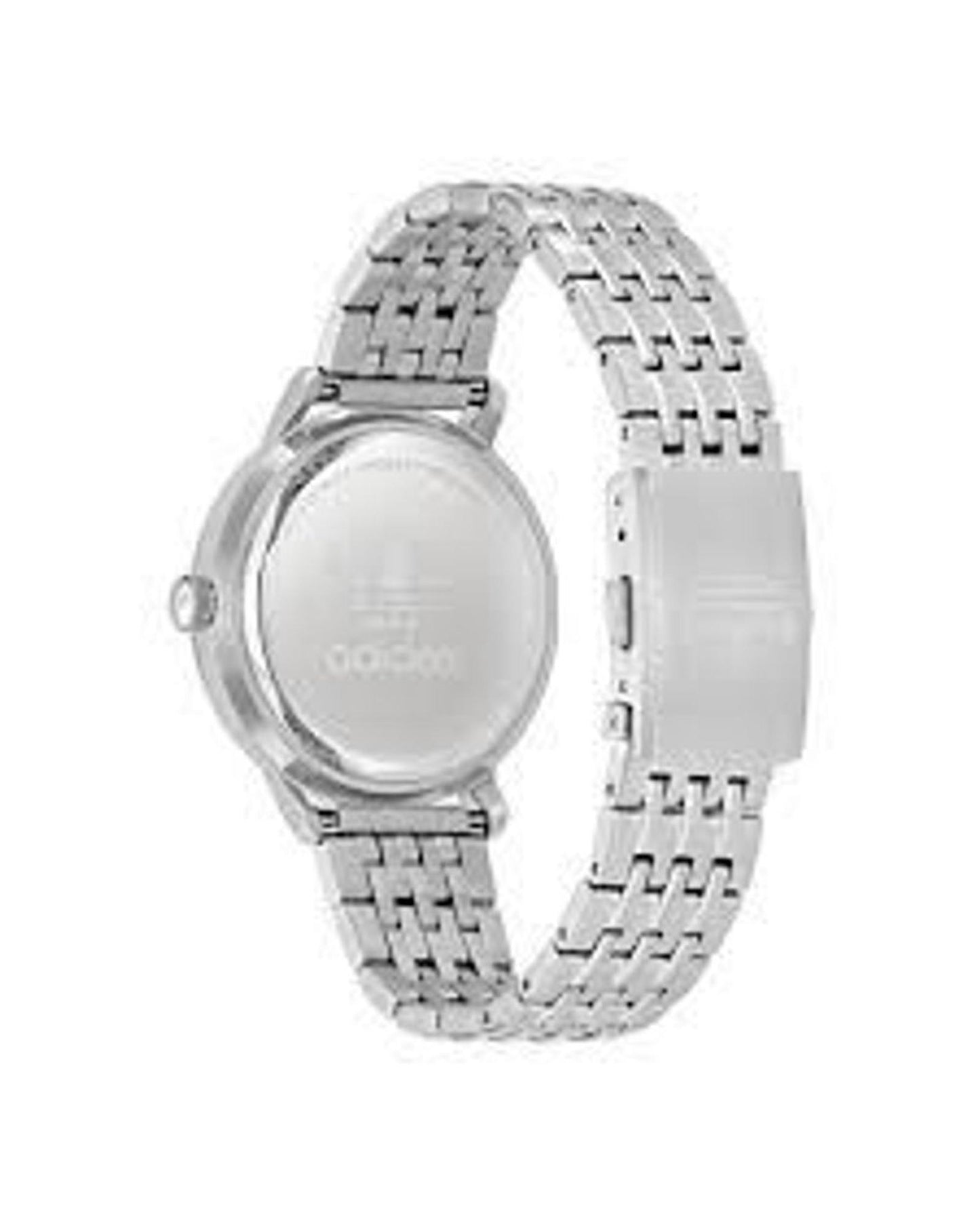 Adidas Unisex's Gray Stainless Steel Watch - One Size