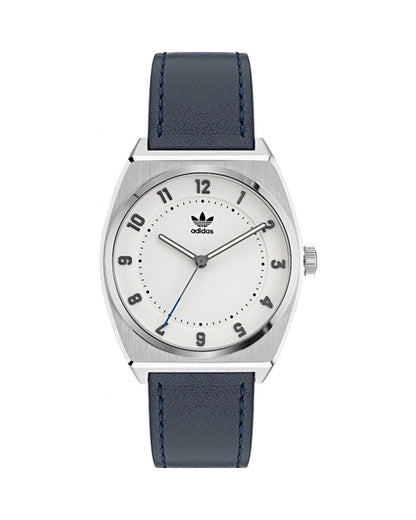 Adidas Men's Blue Leather Watch - One Size