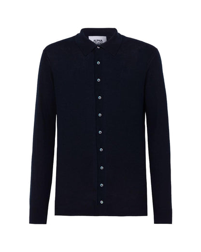 Alpha Studio Men's Blue Cotton Shirt - 48 IT