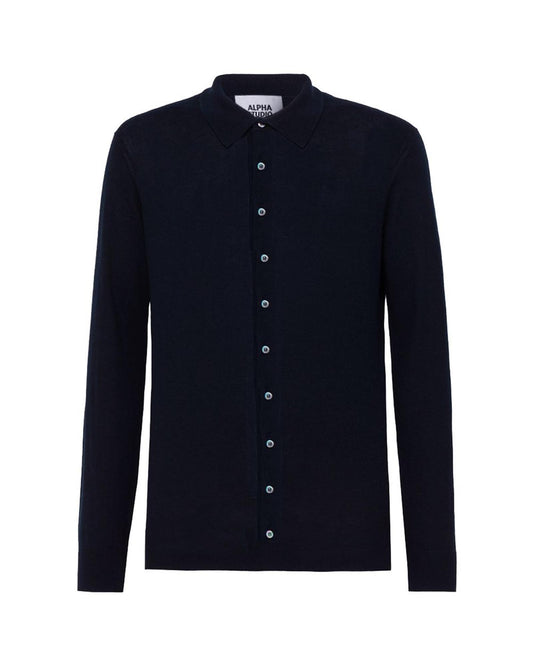 Alpha Studio Men's Blue Cotton Shirt - 48 IT